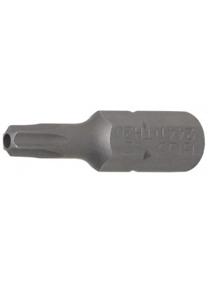 BGS 2441 Bit | Länge 25 mm | Antrieb Außensechskant 6,3 mm (1/4"") | T-Profil (für Torx) mit Bohrung T20