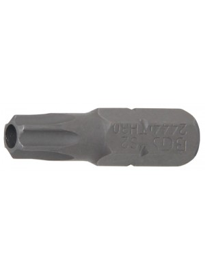 BGS 2444 Bit | Länge 25 mm | Antrieb Außensechskant 6,3 mm (1/4"") | T-Profil (für Torx) mit Bohrung T30