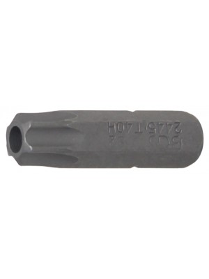 BGS 2445 Bit | Länge 25 mm | Antrieb Außensechskant 6,3 mm (1/4"") | T-Profil (für Torx) mit Bohrung T40