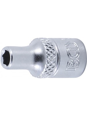 BGS 2474 Steckschlüssel-Einsatz Sechskant | Antrieb Innenvierkant 6,3 mm (1/4"") | SW 4 mm