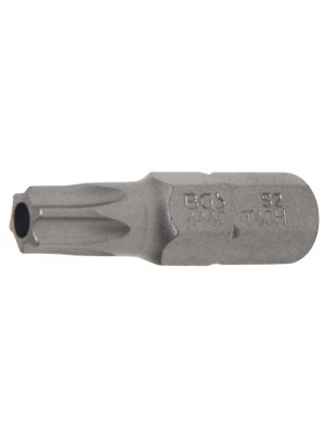 BGS 4440 Bit | Länge 30 mm | Antrieb Außensechskant 8 mm (5/16"") | T-Profil (für Torx) mit Bohrung T40