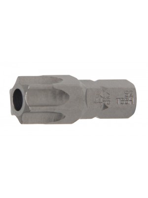BGS 4455 Bit | Länge 30 mm | Antrieb Außensechskant 8 mm (5/16"") | T-Profil (für Torx) mit Bohrung T55