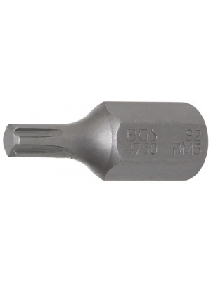 BGS 4760 Bit | Länge 30 mm | Antrieb Außensechskant 10 mm (3/8"") | Keil-Profil (für RIBE) M5