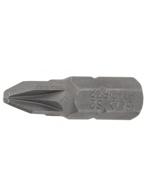 BGS 8172 Bit | Länge 25 mm | Antrieb Außensechskant 6,3 mm (1/4"") | Kreuzschlitz PZ2