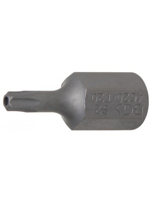 BGS 4620 Bit | Länge 30 mm | Antrieb Außensechskant 10 mm (3/8"") | T-Profil (für Torx) mit Bohrung T20