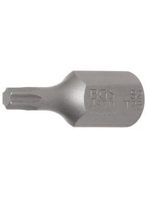 BGS 4870 Bit | Länge 30 mm | Antrieb Außensechskant 10 mm (3/8"") | T-Profil (für Torx) T25