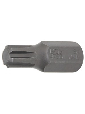 BGS 4763 Bit | Länge 30 mm | Antrieb Außensechskant 10 mm (3/8"") | Keil-Profil (für RIBE) M8