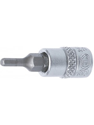BGS 2497 Bit-Einsatz | Antrieb Innenvierkant 6,3 mm (1/4"") | Innensechskant 3 mm