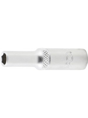 BGS 10503 Steckschlüssel-Einsatz Sechskant, tief | Antrieb Innenvierkant 6,3 mm (1/4"") | SW 5,5 mm
