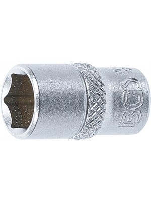 BGS 10657 Steckschlüssel-Einsatz Sechskant | Antrieb Innenvierkant 6,3 mm (1/4"") | SW 3/8""