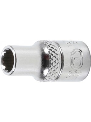 BGS 10772 Steckschlüssel-Einsatz Zwölfkant | Antrieb Innenvierkant 6,3 mm (1/4"") | SW 5,5 mm