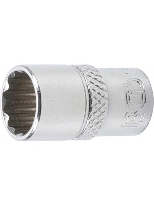 BGS 10780 Steckschlüssel-Einsatz Zwölfkant | Antrieb Innenvierkant 6,3 mm (1/4"") | SW 10 mm
