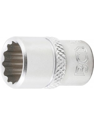 BGS 10878 Steckschlüssel-Einsatz Zwölfkant | Antrieb Innenvierkant 6,3 mm (1/4"") | SW 7/16""