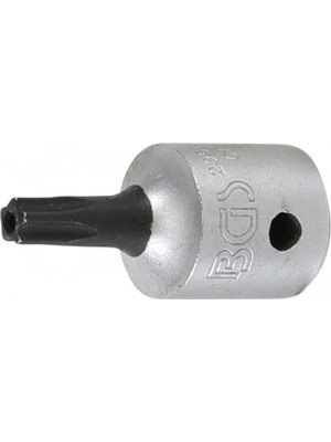 BGS 2355-TS20 Bit-Einsatz | Antrieb Innenvierkant 6,3 mm (1/4"") | TS-Profil (für Torx Plus) mit Bohrung TS20