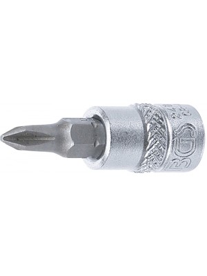 BGS 2487 Bit-Einsatz | Antrieb Innenvierkant 6,3 mm (1/4"") | Kreuzschlitz PH1