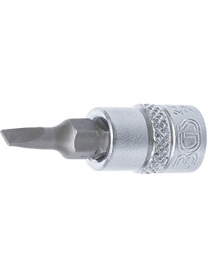 BGS 2493 Bit-Einsatz | Antrieb Innenvierkant 6,3 mm (1/4"") | Schlitz 4 mm