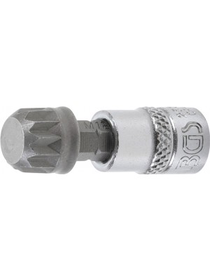BGS 2507 Bit-Einsatz | Antrieb Innenvierkant 6,3 mm (1/4"") | Innenvielzahn (für XZN) M12