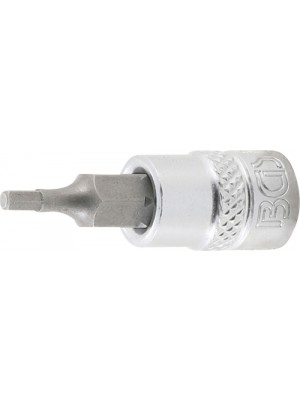 BGS 2740 Bit-Einsatz | Antrieb Innenvierkant 6,3 mm (1/4"") | Innensechskant 3/32""