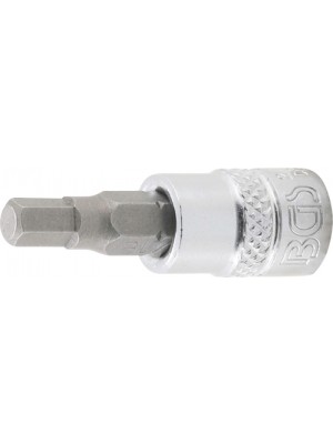 BGS 2743 Bit-Einsatz | Antrieb Innenvierkant 6,3 mm (1/4"") | Innensechskant 3/16""