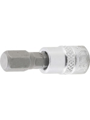 BGS 2747 Bit-Einsatz | Antrieb Innenvierkant 6,3 mm (1/4"") | Innensechskant 5/16""