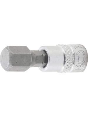 BGS 2748 Bit-Einsatz | Antrieb Innenvierkant 6,3 mm (1/4"") | Innensechskant 3/8""