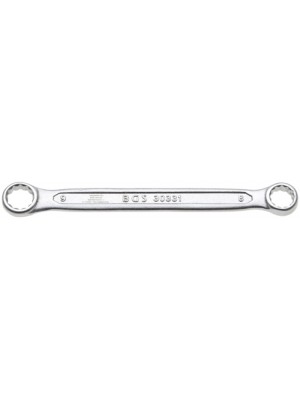 BGS 30331 Doppel-Ringschlüssel | extra flach | SW 8 x 9 mm