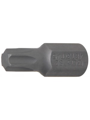 BGS 4873 Bit | Länge 30 mm | Antrieb Außensechskant 10 mm (3/8"") | T-Profil (für Torx) T45