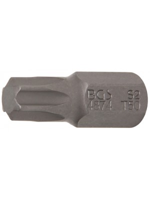 BGS 4874 Bit | Länge 30 mm | Antrieb Außensechskant 10 mm (3/8"") | T-Profil (für Torx) T50