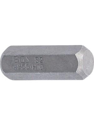 BGS 4955 Bit | Länge 30 mm | Antrieb Außensechskant 10 mm (3/8"") | Innensechskant 10 mm