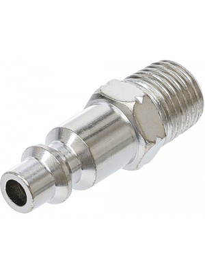 BGS 7057 Druckluft-Stecknippel | 6,3 mm (1/4"") Außengewinde | USA / Frankreich