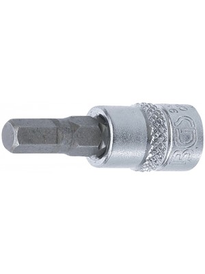 BGS 9466 Bit-Einsatz | Antrieb Innenvierkant 6,3 mm (1/4"") | Innensechskant 5,5 mm