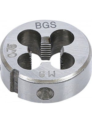 BGS 1900-M9X0.75-S Gewindeschneideisen | M9 x 0,75 x 25 mm