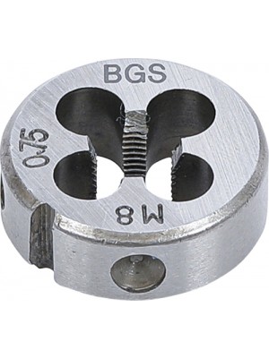 BGS 1900-M8X0.75-S Gewindeschneideisen | M8 x 0,75 x 25 mm