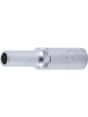 BGS 10705 Steckschlüssel-Einsatz Zwölfkant, tief | Antrieb Innenvierkant 6,3 mm (1/4"") | SW 5,5 mm