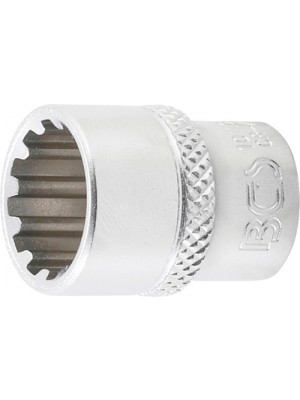BGS 10113 Steckschlüssel-Einsatz Gear Lock | Antrieb Innenvierkant 6,3 mm (1/4"") | SW 13 mm