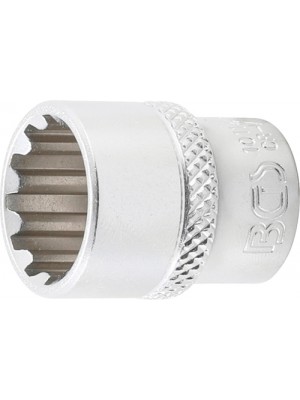 BGS 10114 Steckschlüssel-Einsatz Gear Lock | Antrieb Innenvierkant 6,3 mm (1/4"") | SW 14 mm