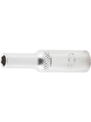 BGS 10505 Steckschlüssel-Einsatz Sechskant, tief | Antrieb Innenvierkant 6,3 mm (1/4"") | SW 5 mm