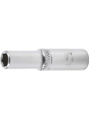 BGS 10670 Steckschlüssel-Einsatz Sechskant, tief | Antrieb Innenvierkant 6,3 mm (1/4"") | SW 1/4""