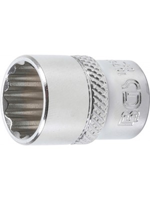 BGS 10783 Steckschlüssel-Einsatz Zwölfkant | Antrieb Innenvierkant 6,3 mm (1/4"") | SW 13 mm