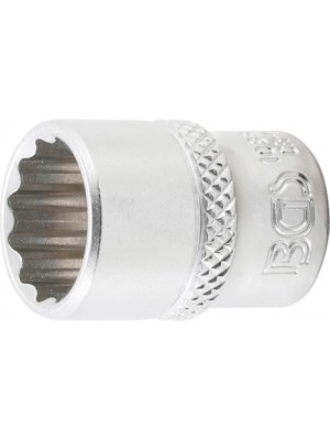 BGS 10880 Steckschlüssel-Einsatz Zwölfkant | Antrieb Innenvierkant 6,3 mm (1/4"") | SW 1/2""