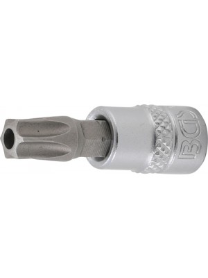BGS 2165-T45 Bit-Einsatz | Antrieb Innenvierkant 6,3 mm (1/4"") | T-Profil (für Torx) mit Bohrung T45