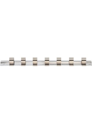 BGS 2317 Aufsteckschiene mit 7 Clips | 10 mm (3/8"")
