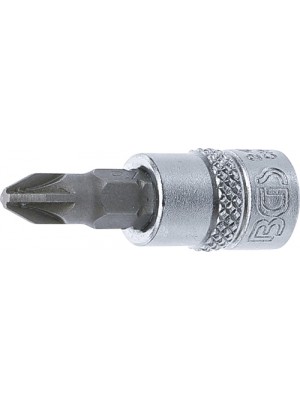 BGS 2491 Bit-Einsatz | Antrieb Innenvierkant 6,3 mm (1/4"") | Kreuzschlitz PZ2