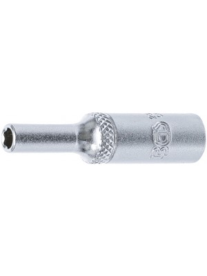 BGS 2964 Steckschlüssel-Einsatz Super Lock, tief | Antrieb Innenvierkant 6,3 mm (1/4"") | SW 4 mm