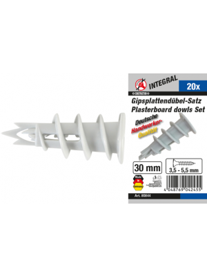 BGS 80844 Gipsplattendübel-Sortiment | 20-tlg.
