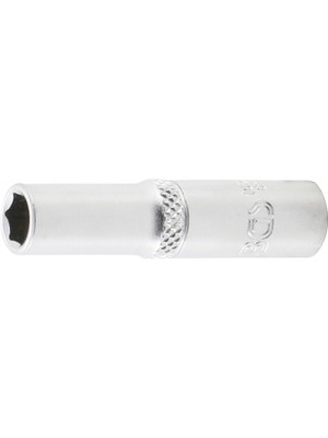 BGS 10507 Steckschlüssel-Einsatz Sechskant, tief | Antrieb Innenvierkant 6,3 mm (1/4"") | SW 7 mm