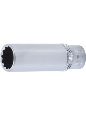 BGS 10711 Steckschlüssel-Einsatz Zwölfkant, tief | Antrieb Innenvierkant 6,3 mm (1/4"") | SW 11 mm