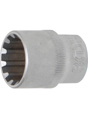 BGS 10317 Steckschlüssel-Einsatz Gear Lock | Antrieb Innenvierkant 10 mm (3/8"") | SW 17 mm