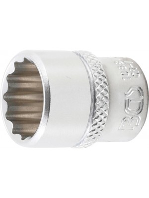 BGS 10881 Steckschlüssel-Einsatz Zwölfkant | Antrieb Innenvierkant 6,3 mm (1/4"") | SW 9/16""
