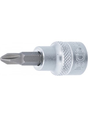 BGS 2554 Bit-Einsatz | Antrieb Innenvierkant 10 mm (3/8"") | Kreuzschlitz PH2